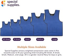 Special Supplies Weighted Sensory Compression Vest Calming & Supportive XX-Small