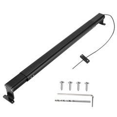 2-in-1 Aluminum RV Screen Door Closer Handle Grab Bar,Adjustable Tension &