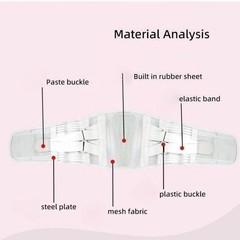 Adjustable Lower Back Brace Lumbar Support Waist Belt For Men Women Pain Relief