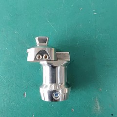 Prosthetic 75mm Pyramid Sliding Double Connector Stainless Steel Adapter