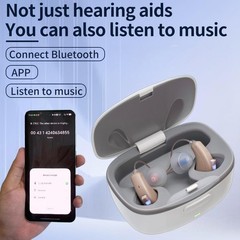 Hearing Aids For Seniors Rechargeable Bluetooth With App Hearing Test Music