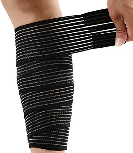 Elastic Lower Leg Calf Compression Support Bandage Wrap for Pain Relief 3″x70 in