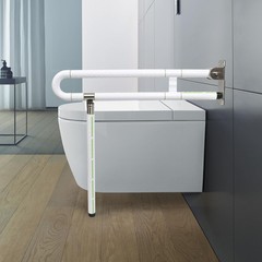 29.5 Inch Toilet Grab Bar – Foldable Toilet Safety Rails for Seniors, Flip-Up…
