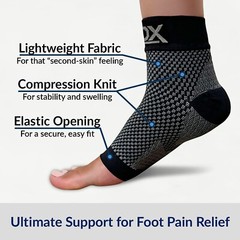 SB SOX Plantar Fasciitis Compression Socks – Plantar Fasciitis Relief Medium
