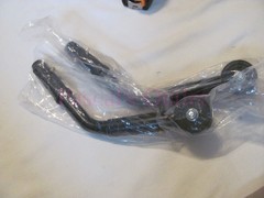 2pc Black K4 Excel 1000-to-3000 Medline Wheelchair Rear Adjustable Anti-Tip Bars
