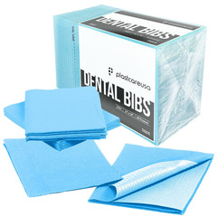 Disposable Dental Bibs 13″X18″ – 3 Ply Waterproof Tattoo Bib Sheet for Patients