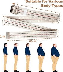 Gait Belt for Seniors 60inch – Walking Transfer Belts Gate Belts Medical for Eld