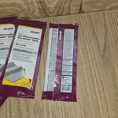 Stryker Sage 2% Chlorhexidine Gluconate Cloths – 5 pks of 2 each NIP