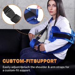 Post-Surgery Recovery Pillow with Pocket: Rotator Cuff/Shoulder Relief, Cooling