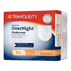 Tranquility Disposable Underwear X-Large 56 Ct
