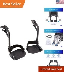 Lightweight Aluminum Footrest with Adjustable Length and Tool-Free Installation