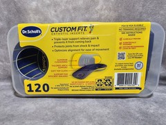 Dr. Scholl’s CF120 Custom FiT Orthotic Inserts, 3/4 Length Arch Support New NIB