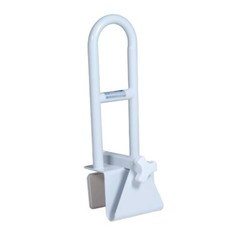 Dynarex 10342 Durable Powder-Coated Steel Height Adjustable Bathtub Safety Rail