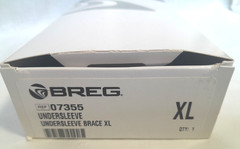 BREG (#07355) UNDERSLEEVE For Knee Brace Skin protection XL (Black) New Open Box