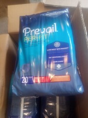Lot Of 4 Prevail Per-Fit Adult Protective Underwear Medium 20 count