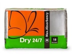 1pc Medium DryCare ConfiDry 24/7 Overnight Thick Poly Plastic Adult Brief Diaper