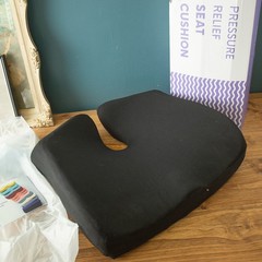 Cushion Lab Ergonomic Pressure Relief Seat Cushion Black
