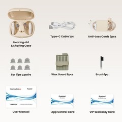 Flysound H8 MODEL for Seniors with FDA Registration (Not Amplifier)