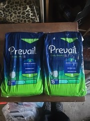 2-Pk Prevail Daily Briefs Discreet Adult SM 20-31” Incontinence Underwear 16ct
