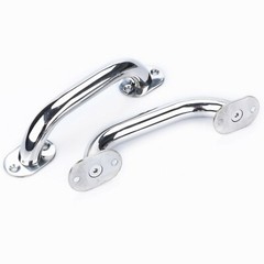 2X Marine Stainless steel 9 inch Grab Handle Removable Deck Base Boat Handrail