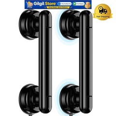 Modern Bath Grab Bars for Safety – 350 lbs Suction Power, No Drilling, 2 Pack