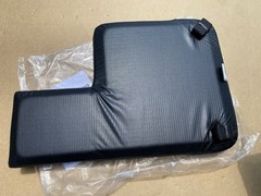 Lacura Amputee Cushion Black Polyurethane Cover 10″ Extension On Right Side 18″