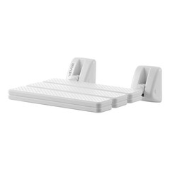 VEVOR Foldable Shower Seat Wall Mounted Folding PP Shower Bench 220LBS Loading