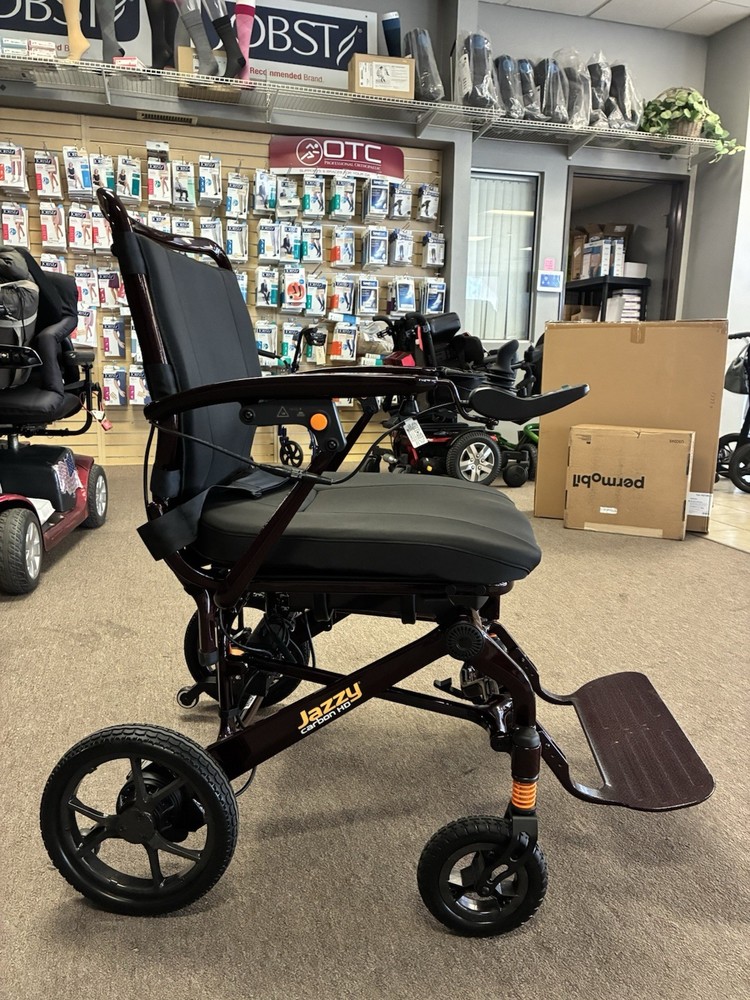 Pride® Jazzy Carbon Lightweight Travel Power Wheelchair