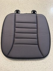 MYFAMIREA Memory Foam Car Seat Cushion Pad, Non-Slip Bottom, Dark Gray