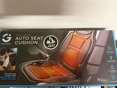 SmartGear 12V Heated Auto Seat Cushion, Black, 2 Year Manufacturer Warranty