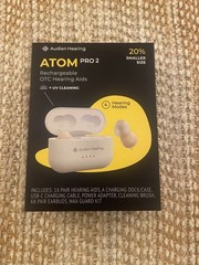 Audien Hearing ATOM PRO 2 Wireless Rechargeable OTC Hearing Aids **NEW**
