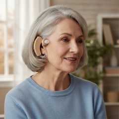 Ultra-Compact Behind-The-Ear Hearing Aid with Noise Reduction Technology