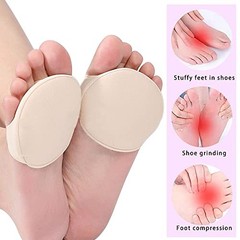 SooGree Ball of Foot Cushions (5 Pairs) – 5 Pairs-(black-beige-white-pink-gray)
