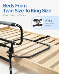 Bedroom Safety Bed Rail for Elderly Adult Heavy Duty Foldable Assist Handle