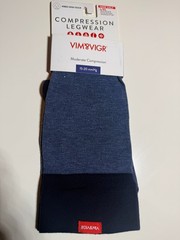 VIM & VIGR Moderate Compression Knee-High Unisex Socks Size Wide Calf L/XL