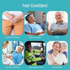 Washable Adult Diaper Covers 2PCS – Leakproof Incontinence Underwear for Men & W