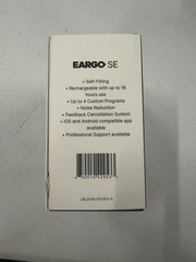 EARGO SE OTC Self-Fitting Hearing Aids NEW