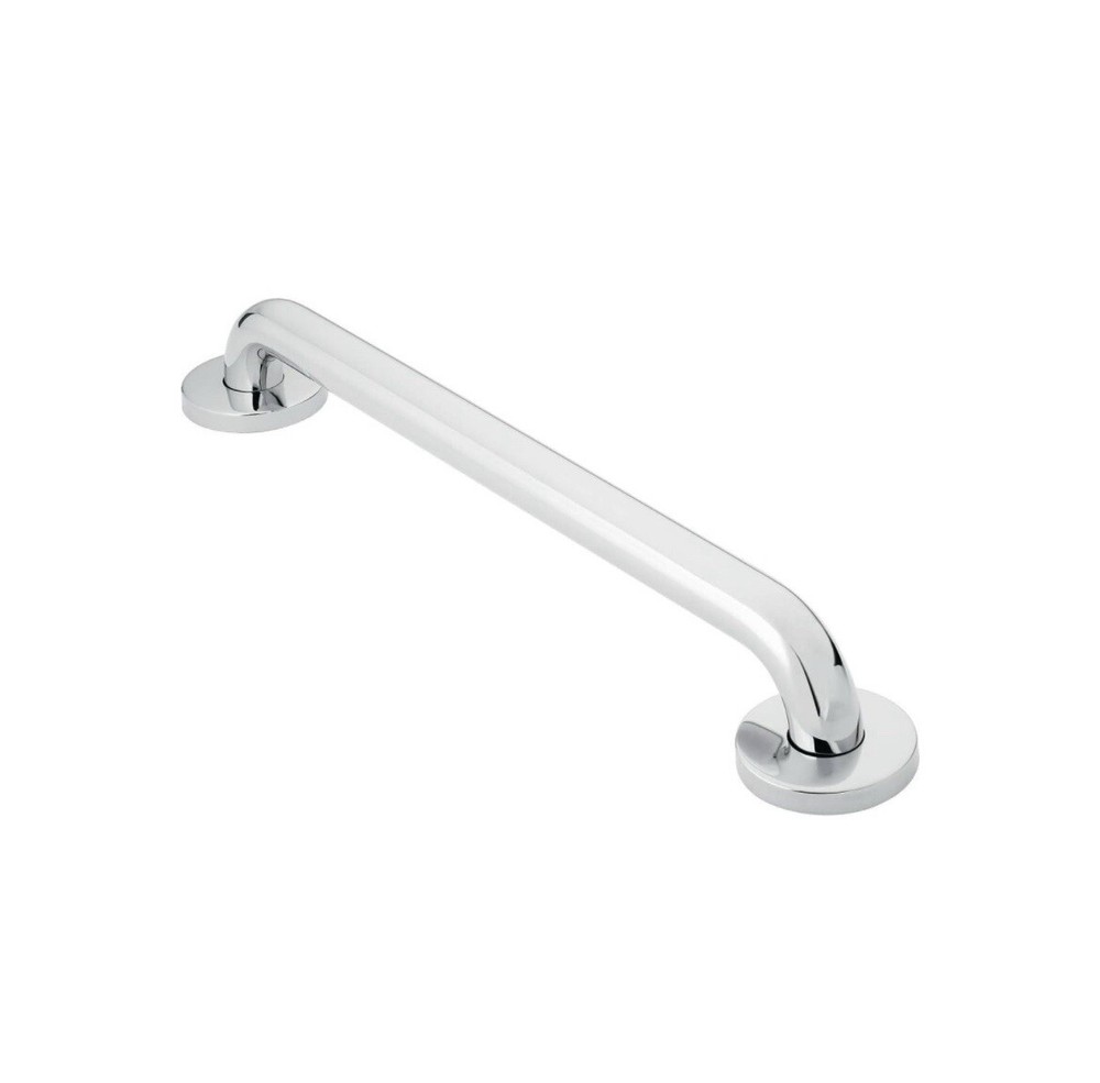 Moen R8718PS Home Care Bathroom Safety 18-Inch Grab Bar in Polished Stainless