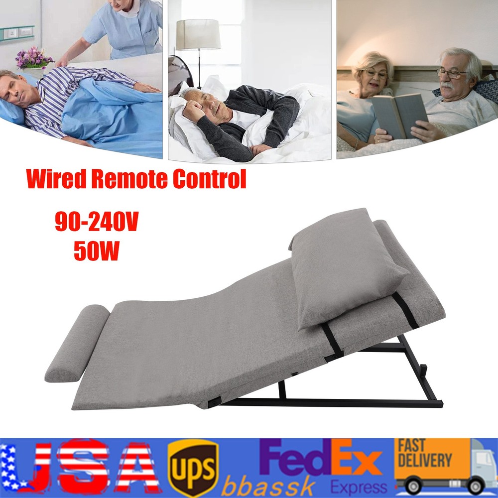 Electric Assisted Wake-up Device Lifting Mattress with Backrest Adjustable 2-80°