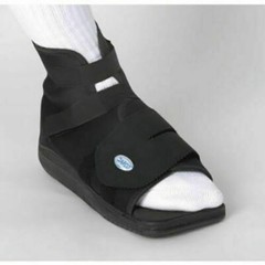 DARCO SLIMLINE CAST BOOT Shoe Black Square Toe ALL SIZES Post-Op~FREE SHIPPING~