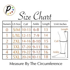 Presadee Firm Compression Socks Closed Toe 20-30 mmHg Zipper Black Knee High