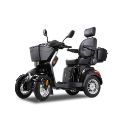 Heavy Duty 4-Wheel Mobility Scooters 31 Miles 3-Speed 800W 500lbs Capacity