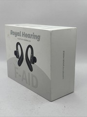 Royal Hearing , Hearing Aids for Seniors with Bluetooth F-AID Black With Case