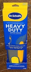 1 Pair of Dr. Scholl’s HEAVY DUTY Support Insoles for 200lb+ (Men’s Sizes 8-14)