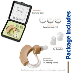 Compact Digital Hearing Aid with Volume Control & Noise Reduction for Easy Use