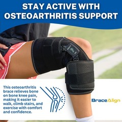 Brace Align Soft OA Knee Brace – Adjustable Osteoarthritis Offloader