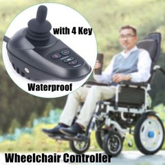 Waterproof Instruction Joystick Electric Power 4 Keys Wheelchair Controller New