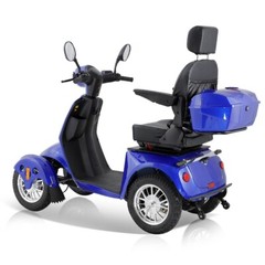 Heavy Duty 4-Wheel Senior Mobility Scooter 31 Miles 3-Speed 800W 500lbs Capacity