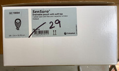 Coloplast 19004 Sensura One Piece Drainable Ostomy Pouch w/ Soft Tap