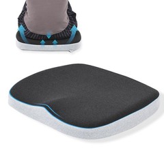 Molded Memory Foam Seat Cushion, Patent Dual-Layer Foam Design Office Chair P…